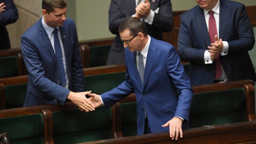 Rząd Mateusza Morawieckiego z wotum zaufania. Mocny mandat Zjednoczonej Prawicy