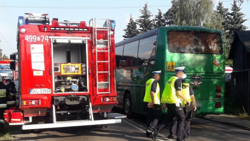 Zderzyły się dwa autokary wiozące dzieci