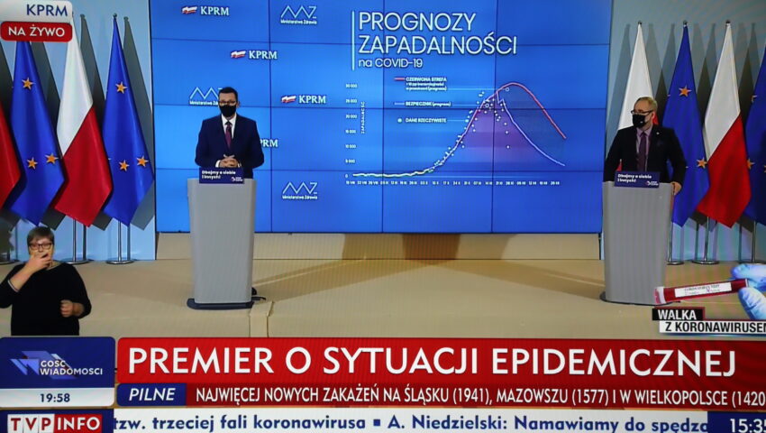 Morawiecki: spadek dziennej liczby zakażeń to dobry sygnał. To znaczy, że nasze działania przynoszą realne skutki.