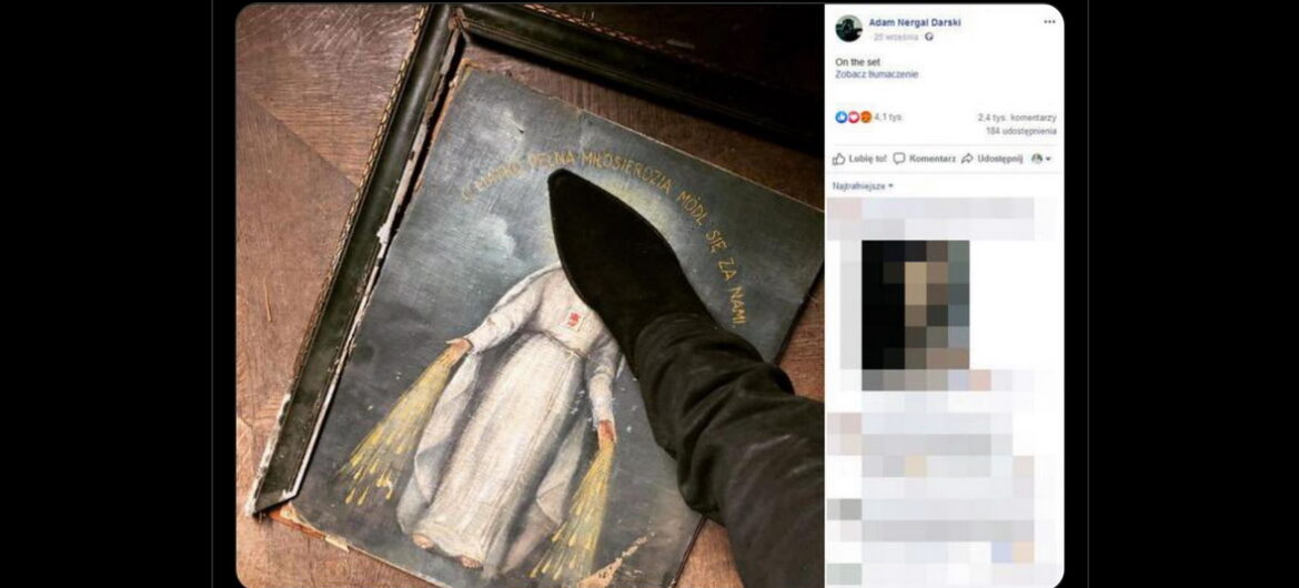 “Nergal” odpowie za obrazę uczuć religijnych. Deptanie obrazu Maryi nie ujdzie mu na sucho. Jest wniosek prokuratury!