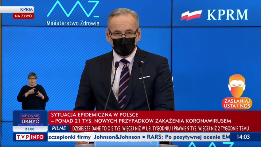 Kolejne województwa z nowymi obostrzeniami. Ważna konferencja ministra Niedzielskiego. Czeka nas kontynuacja wzrostów