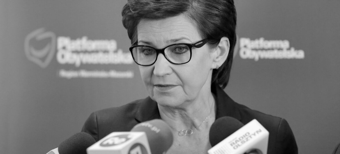 Zmarła posłanka Koalicji Obywatelskiej Anna Wasilewska