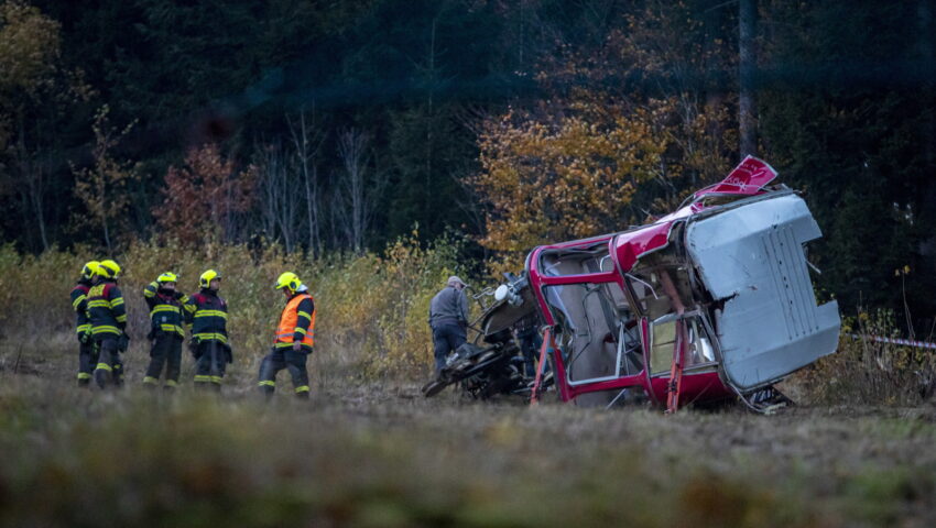 Tragedia w Czechach. Urwał się wagonik kolejki linowej