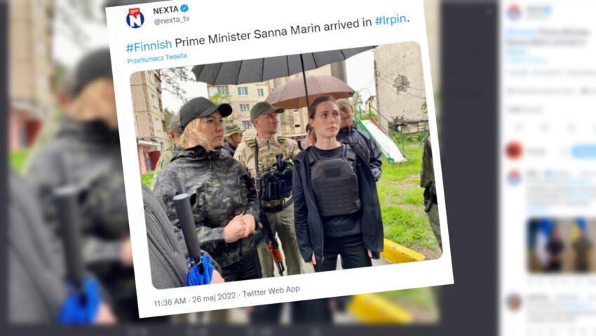 “To zdjęcie mówi wszystko”. Premier Finlandii wstrząśnięta po wizycie w Buczy i Irpieniu