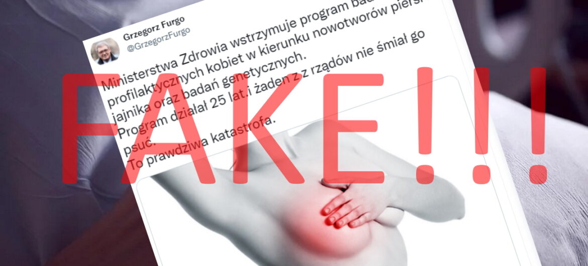 Kolejne obrzydliwe kłamstwo opozycji. Żerują nawet na kobietach chorych na raka