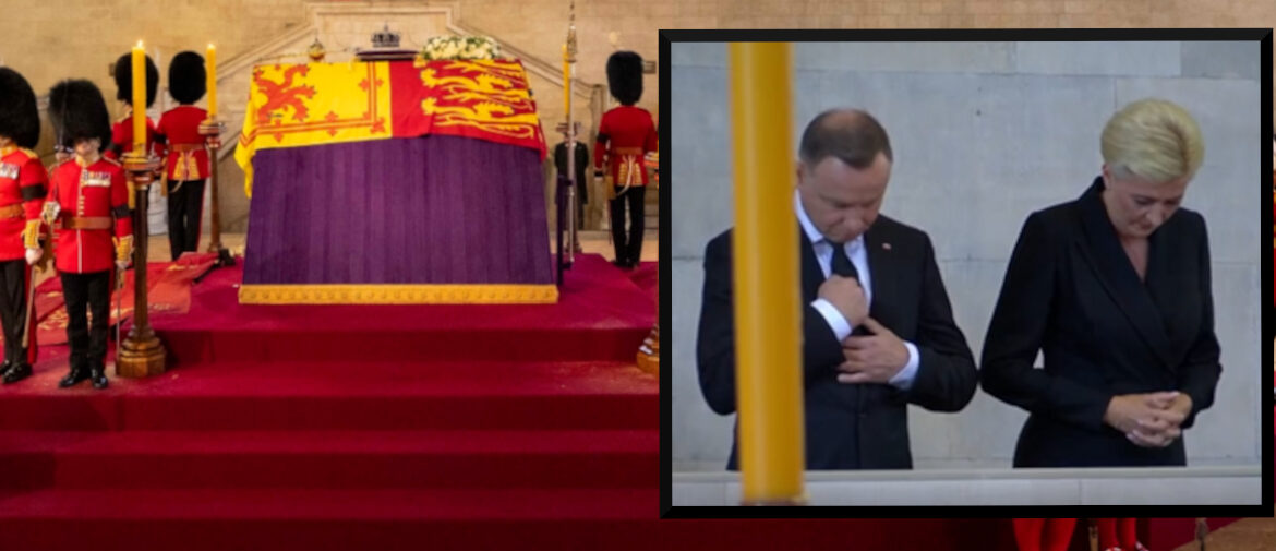Andrzej Duda jest już w Londynie. Prezydent oddał hołd zmarłej królowej Elżbiecie II
