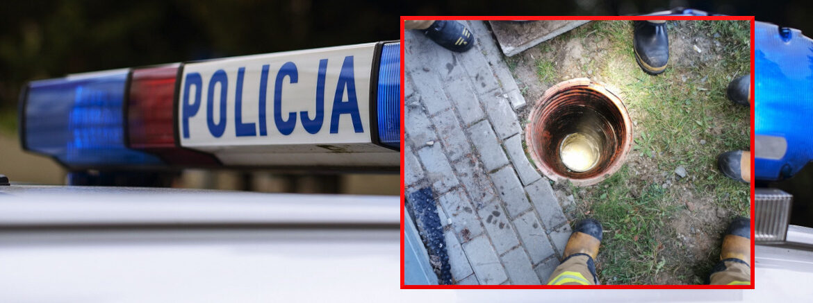 3-latek wpadł do studzienki. Policjantka nie wahała się ani chwili