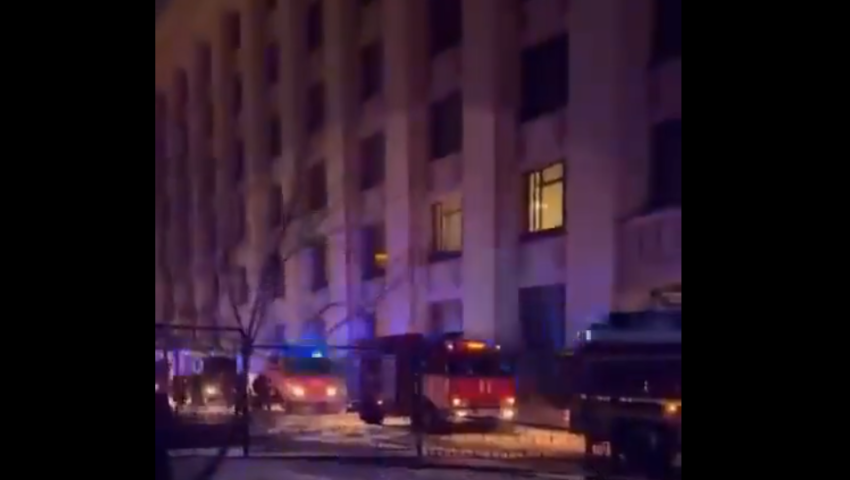 W rosyjskim MSZ wybuchł pożar