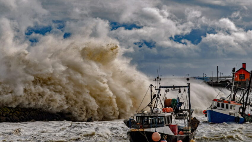 Storm Ciaran causes severe disruption on the south coast of England
