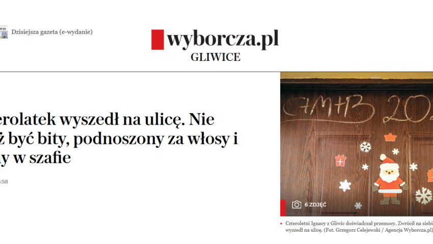 “Wyborcza” znowu atakuje katolików. Zaskakujące zdjęcie do artykułu o przemocy w homoseksualnym związku