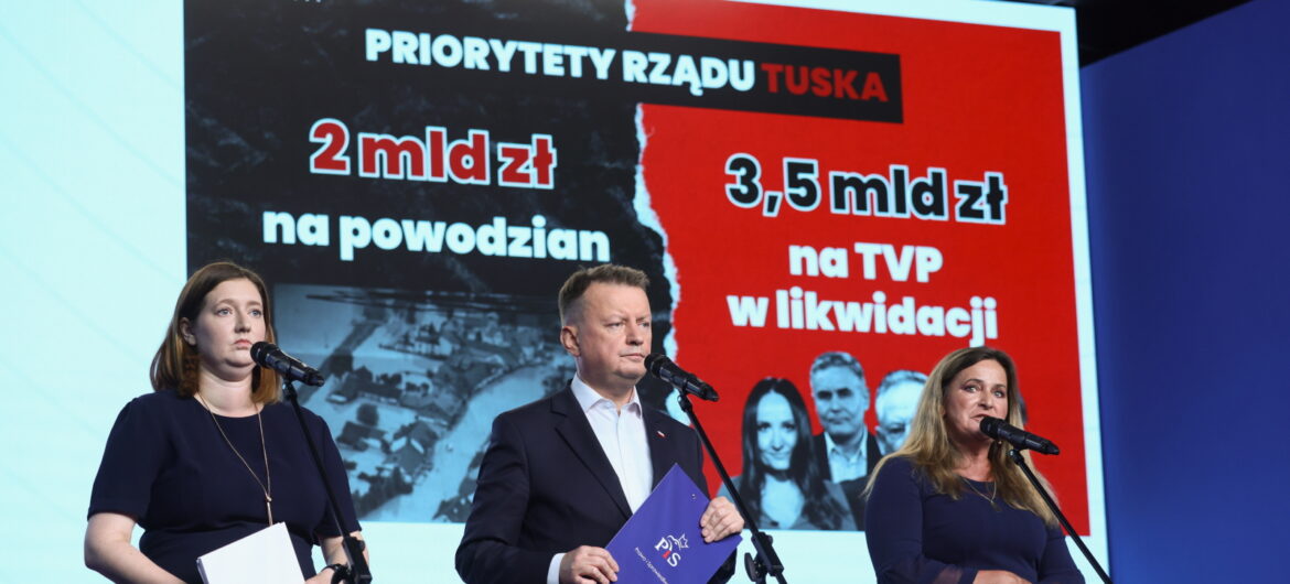 Jest projekt PiS ws. pomocy dla powodzian. Czy rząd przychyli się do propozycji?