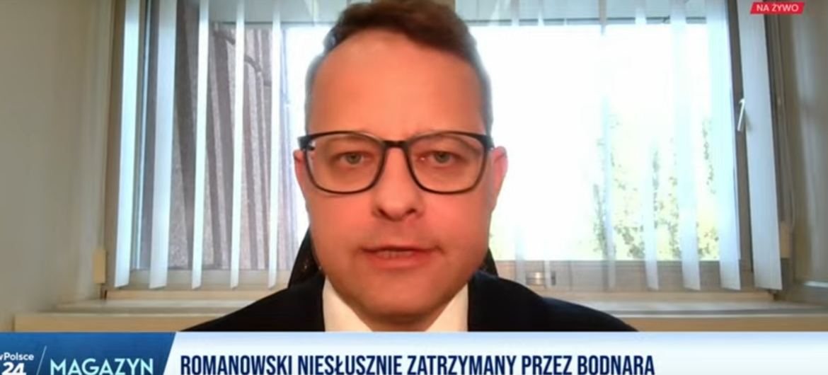 Sąd Okręgowy w Warszawie nie zgodził się na aresztowanie posła Romanowskiego