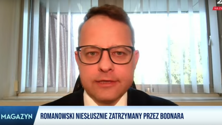 Sąd Okręgowy w Warszawie nie zgodził się na aresztowanie posła Romanowskiego