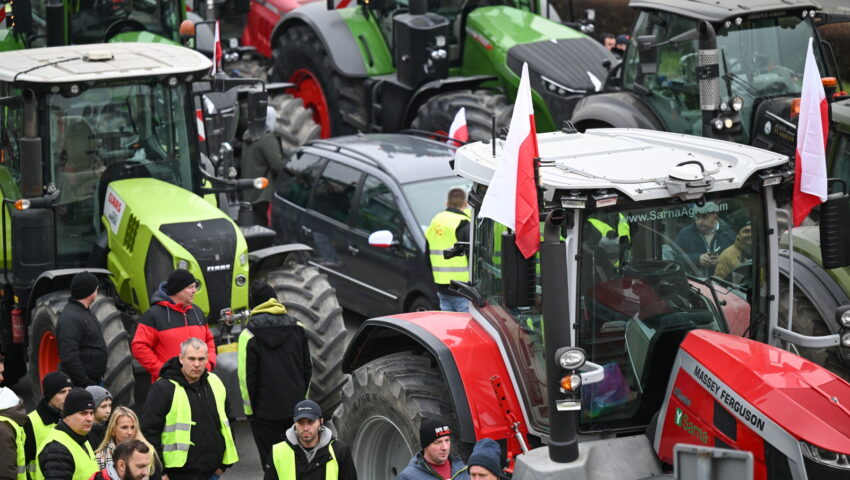 W całym kraju protesty ostrzegawcze rolników