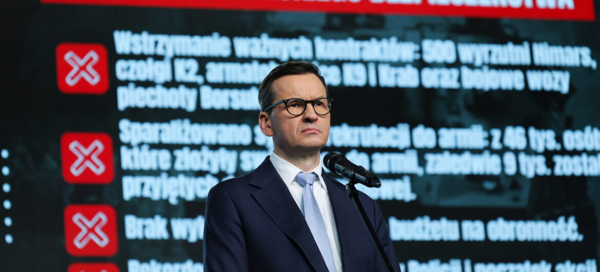 Mateusz Morawiecki podsumował rok rządów Tuska: rok zły dla gospodarki, społeczeństwa i inwestycji