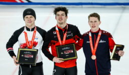 Srebrny medal Michała Niewińskiego na 1000 m w short tracku