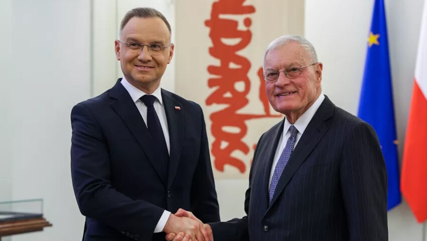 Andrzej Duda po spotkaniu z  gen. Kelloggiem: amerykańska obecność będzie wzmacniana