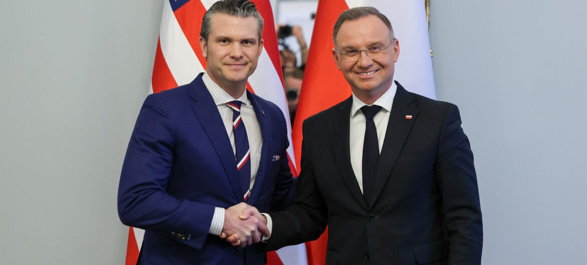 Długa rozmowa w cztery oczy. Prezydent Duda spotkał się z sekretarzem obrony USA