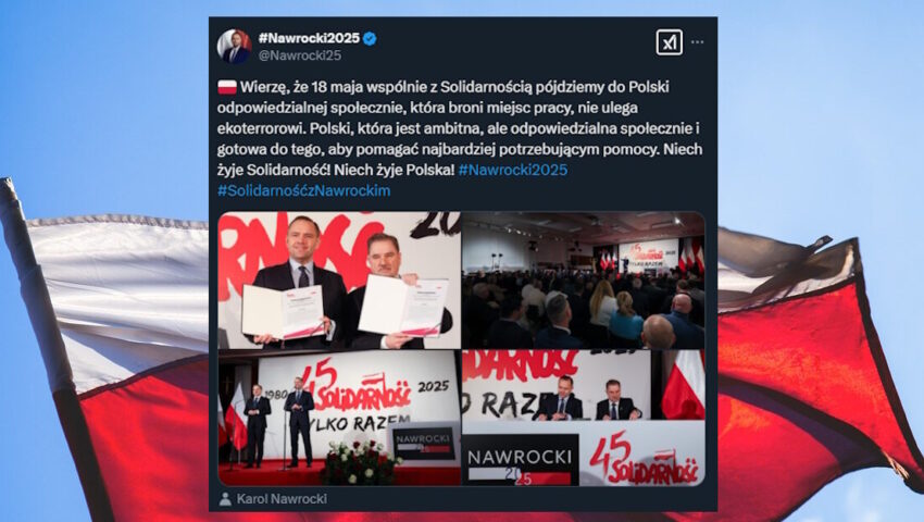 “Nie” dla podniesienia wieku emerytalnego i likwidacji praw pracownicznych – Karol Nawrocki podpisał umowę z NSZZ “Solidarność”