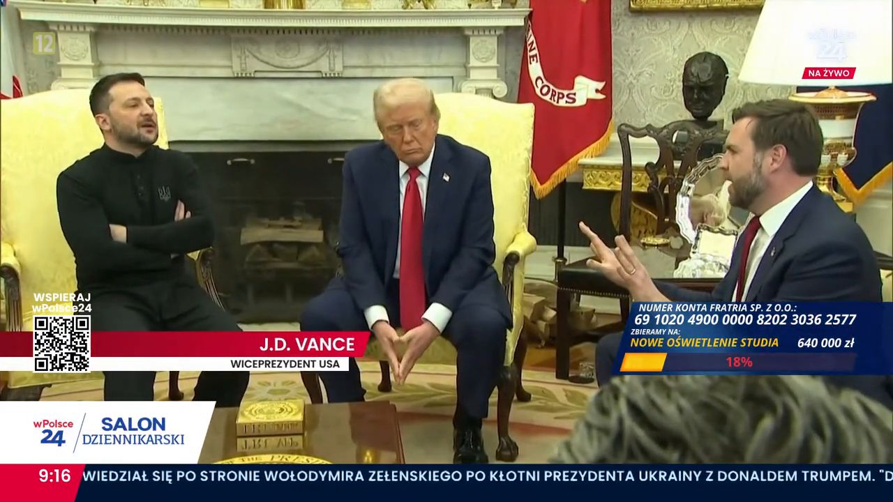 Po kłótni w Białym Domu Zełenski dziękuje… Trumpowi