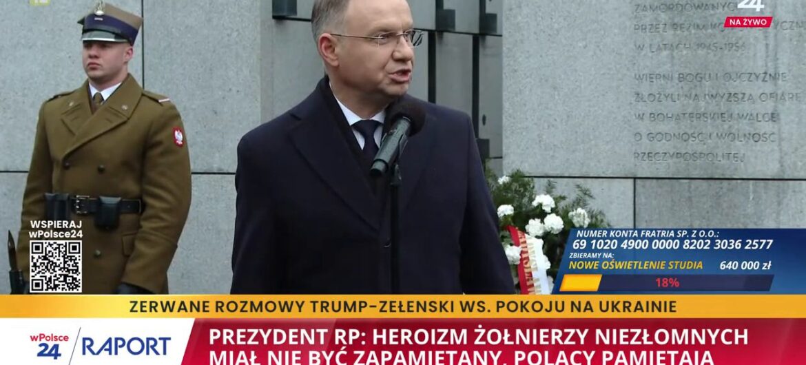 Mocne wystąpienie Andrzeja Dudy: “i dziś są tacy, którzy chcą wyssać krew z naszego narodu”