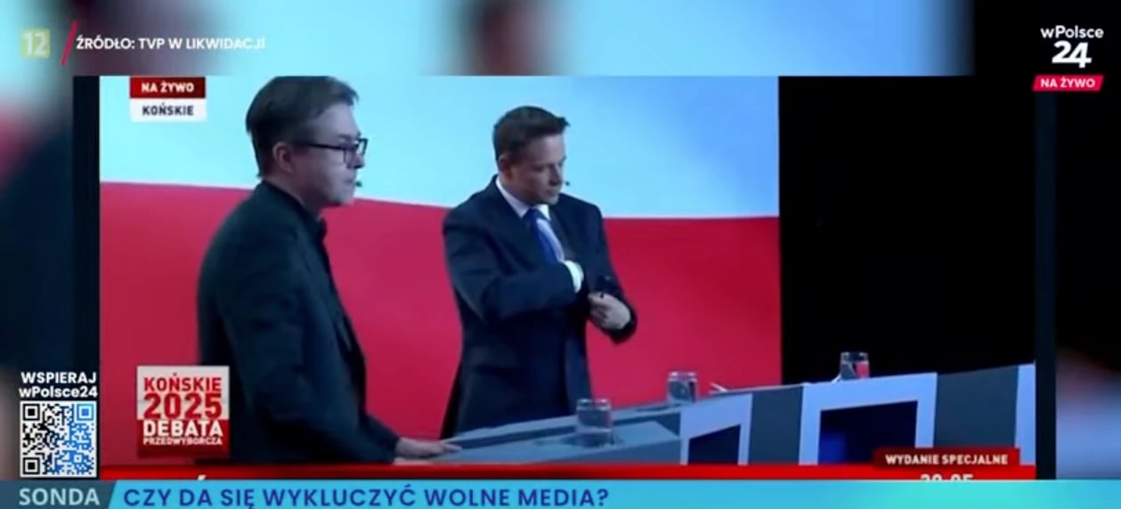 Pierwsze sondaże po debatach w Końskich. Spadek poparcia dla Trzaskowskiego
