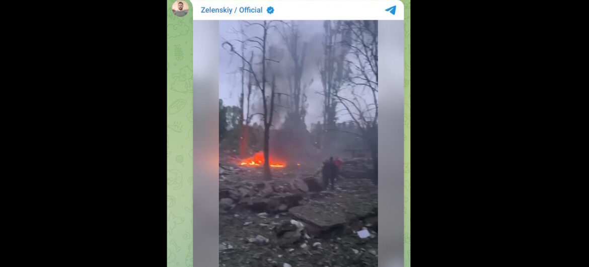 Rosjanie uderzyli na Kijów. “Prosto w budynek mieszkalny”