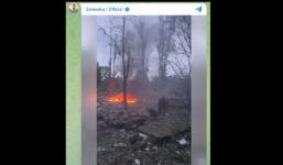 Rosjanie uderzyli na Kijów. “Prosto w budynek mieszkalny”
