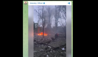 Rosjanie uderzyli na Kijów. “Prosto w budynek mieszkalny”