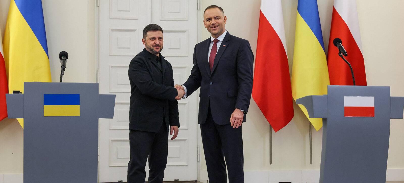 Prezydent spotkał się z Zełenskim: “nowe otwarcie” i “zła informacja dla Putina”